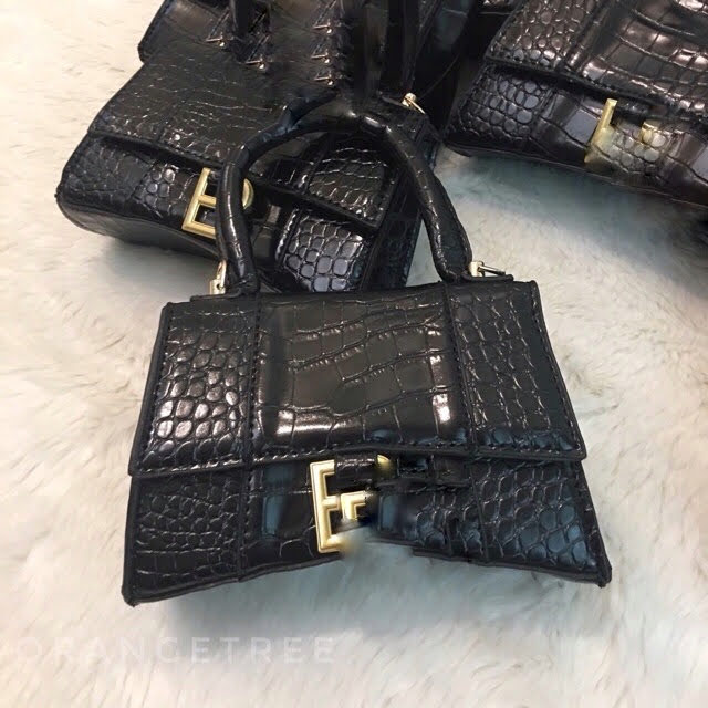 Túi đeo chéo nữ 3Len vân rắn Size 20