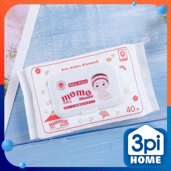 Khăn ướt/giấy ướt không mùi momotaro/momo diamond