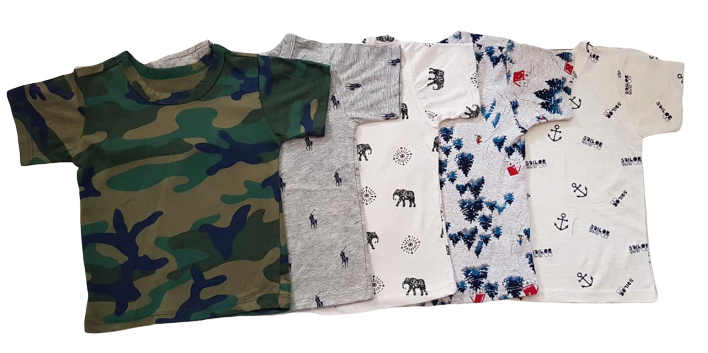 [HCM]Combo 3 cái - Áo thun bé trai vải cotton 4C siêu mềm mịn thoáng mát không xù lông đủ size từ 6 -30 kg (Nhiều màu - Mĩ ngẫu nhiên)