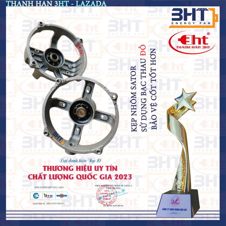 Kẹp nhôm stator quạt có răng hàng đẹp - b3 b4 b5 b6