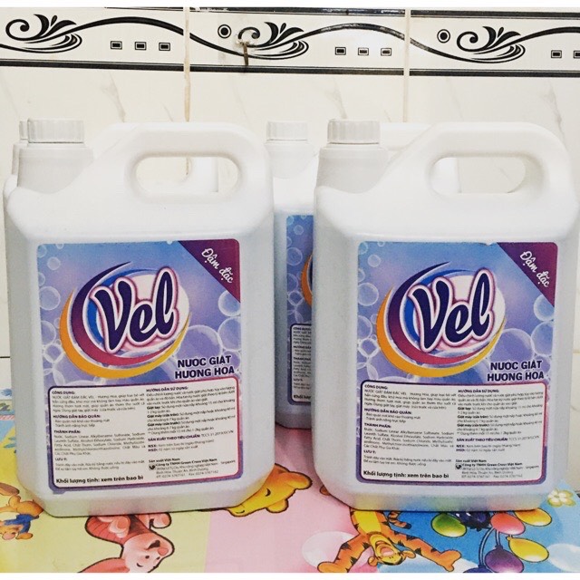 Nước Giặt Đậm Đặc Vel Hương Hoa 5 lít lưu hương lâu