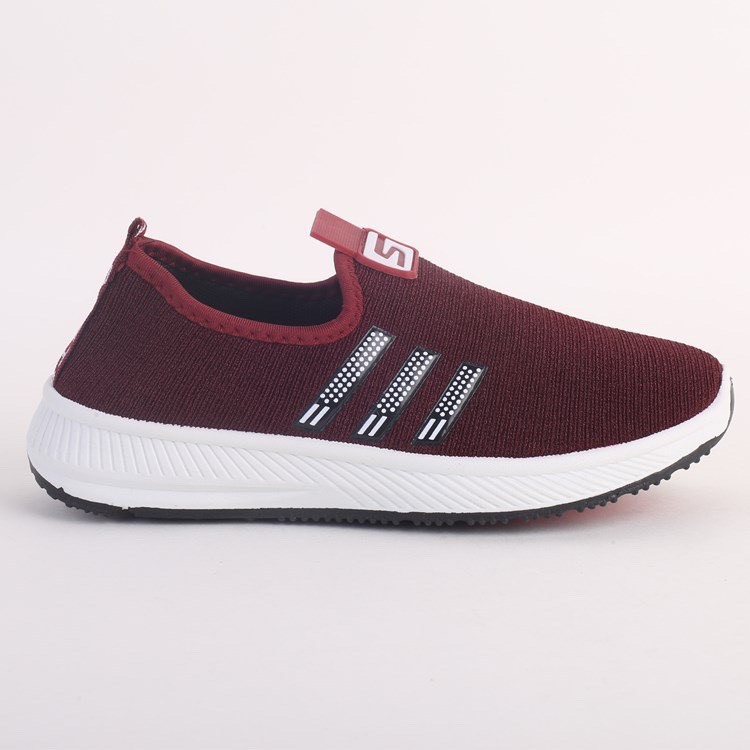 (Có 2 Màu) Giày lười vải nữ đi bộ - 3 sọc thoáng khí