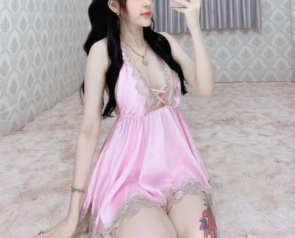 Set bộ phi ngủ viền ren xinh ảnh thật xinh xắn đủ màu hot