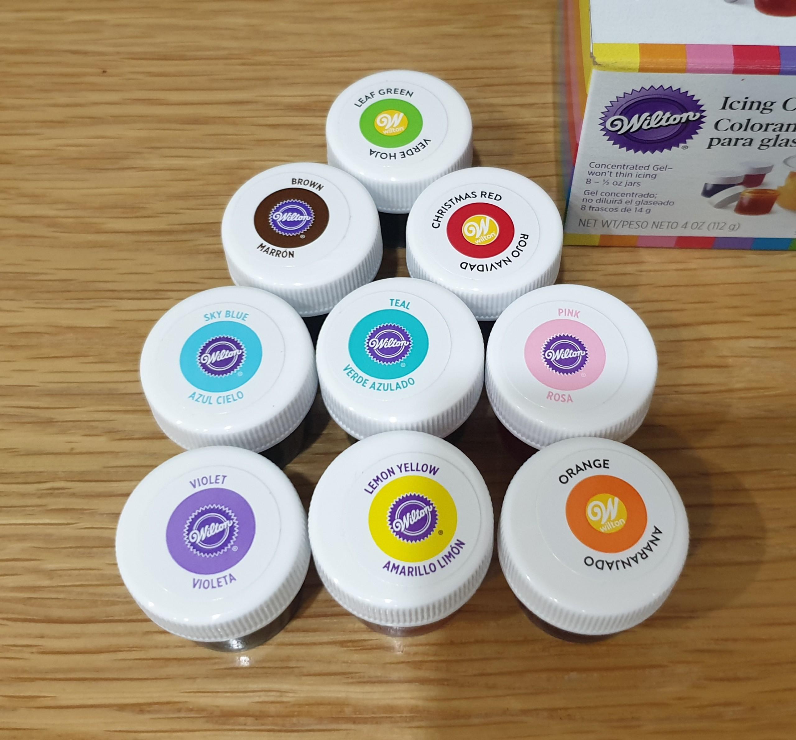 Màu thực phẩm Wilton bộ 9 màu - 0.5oz