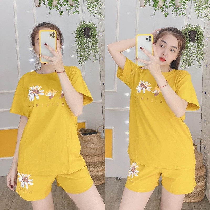 Set bộ xuân hè hoa lá xịn xò