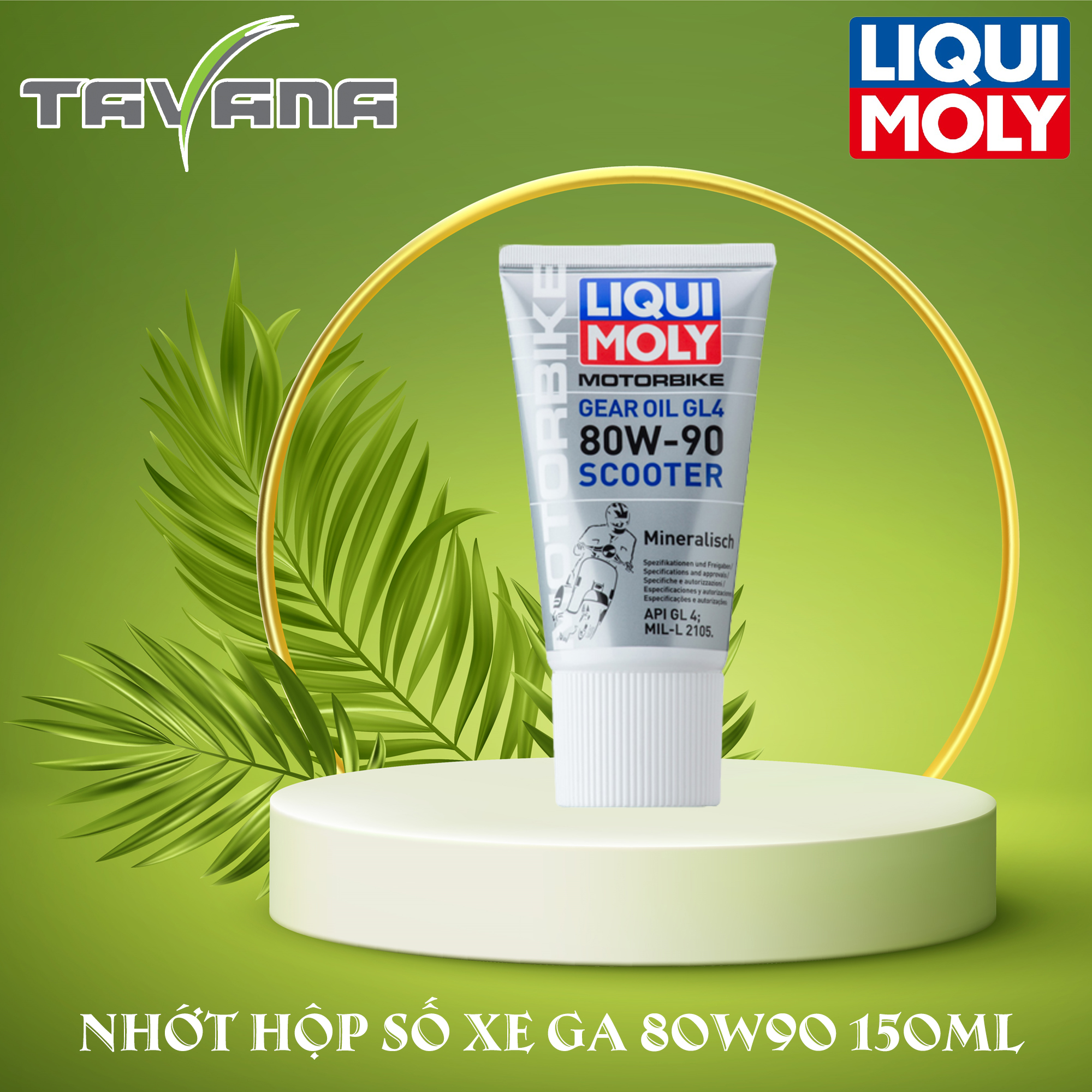 Nhớt hộp số xe ga 80w90 liqui moly 1680
