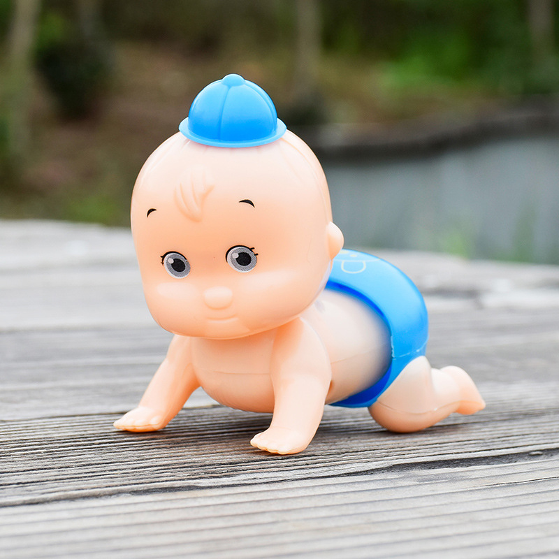 Em bé vặn cót biết bò - mô phỏng em bé trai bé gái tập bò - Smart Baby