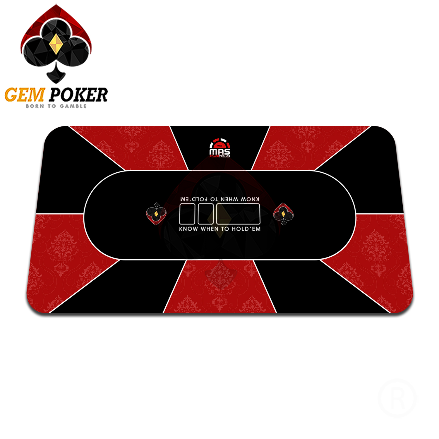 [HCM] THẢM POKER TEXAS GEM RED® CAO CẤP