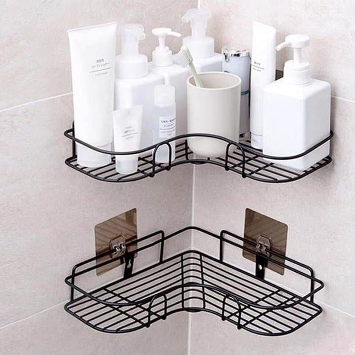 Combo 2 Kệ góc dán tường siêu chắc - Kệ góc dán tường
