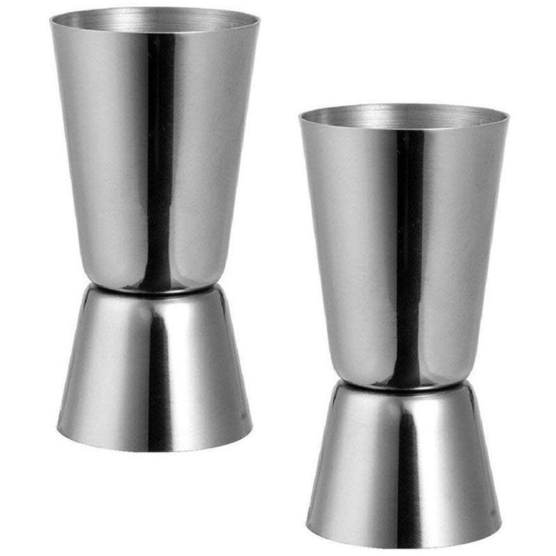 Cốc đong inox jigger 2 đầu pha chế 20-40ml