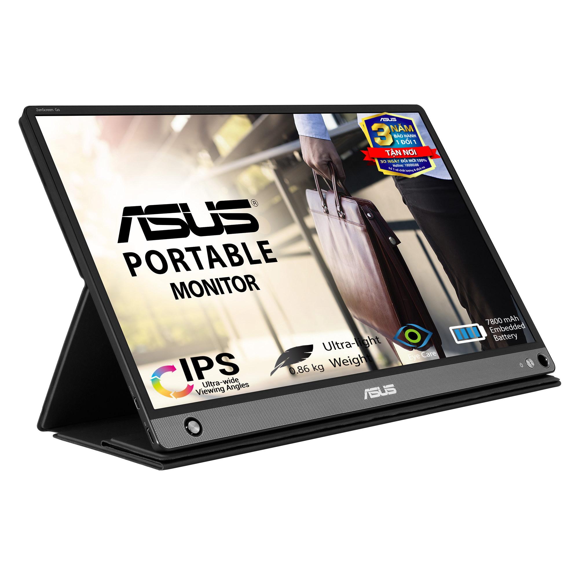 Màn hình di động asus zenscreen mb16ahp – 156 inch full hd ips bộ lọc ánh sáng xanh tích hợp pin - asus mb series mb16ahp monitor