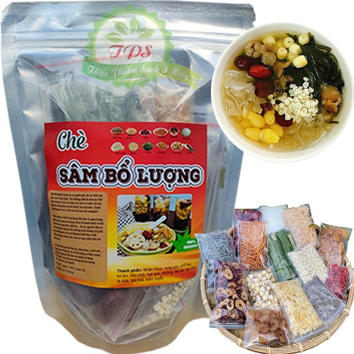 Set nấu chè sâm bổ lượng giải nhiệt thanh mát bổ dưỡng khoảng 400g