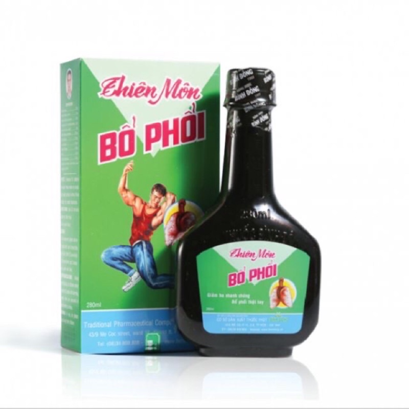 Chai 280ml thiên môn bổ phổi bình đông chính hãng