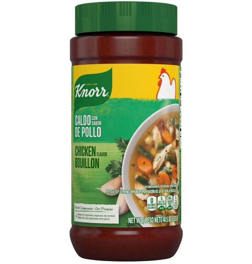 Date 01/2025 bột nêm gà knorr chicken flavor bouillon 1.14kg