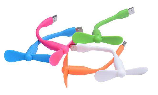 Quạt mini 2 cánh dùng nguồn usb uốn dẻo ladano.