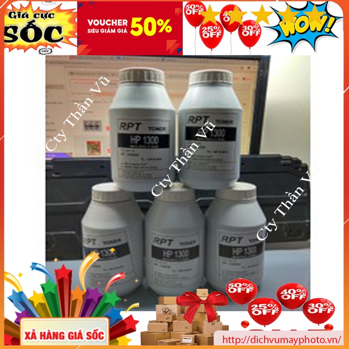 Combo 5 mực đổ rpt cho máy in hp, canon 2900 mực in đẹp sắc nét chất lượng ineco