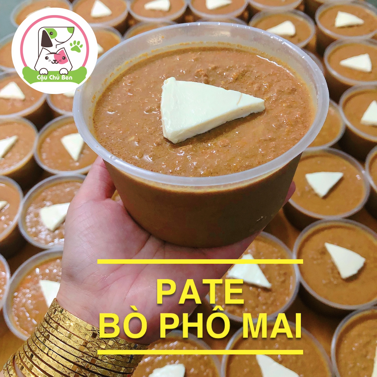 PATE BÒ NẤU PHÔ MAI CON BÒ CƯỜI THƠM BÉO - Chất lượng 100%