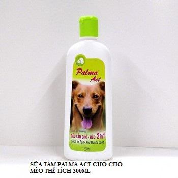 Sữa tắm palma act cho chó mèo thể tích 300ml - sữa tắm cho chó - sữa tắm palmaact