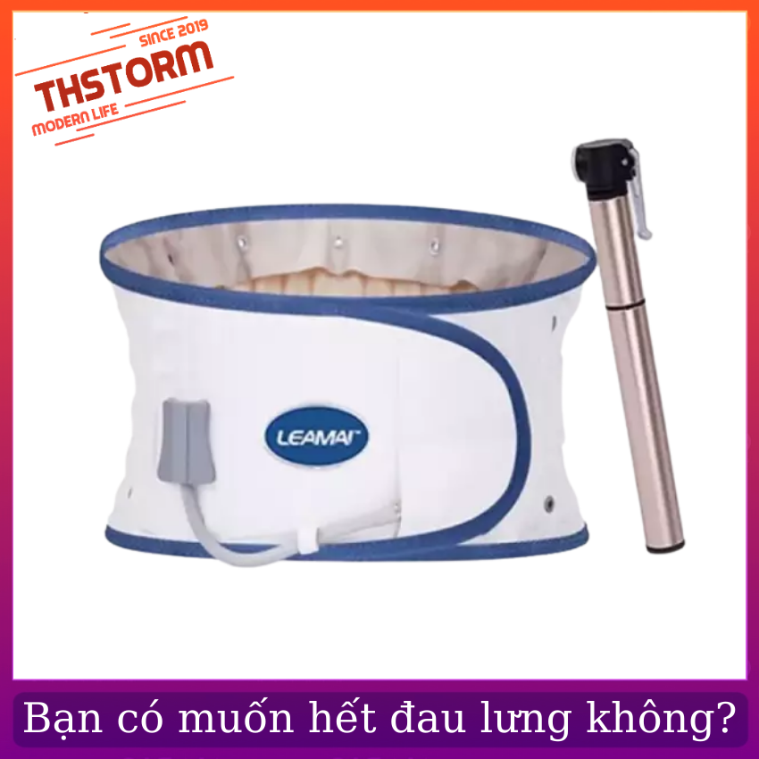 Đai Hơi Kéo Giãn Cột Sống Lưng LEAMAI Y01 Hết Đau Lưng Thoát Vị Thoái Hóa