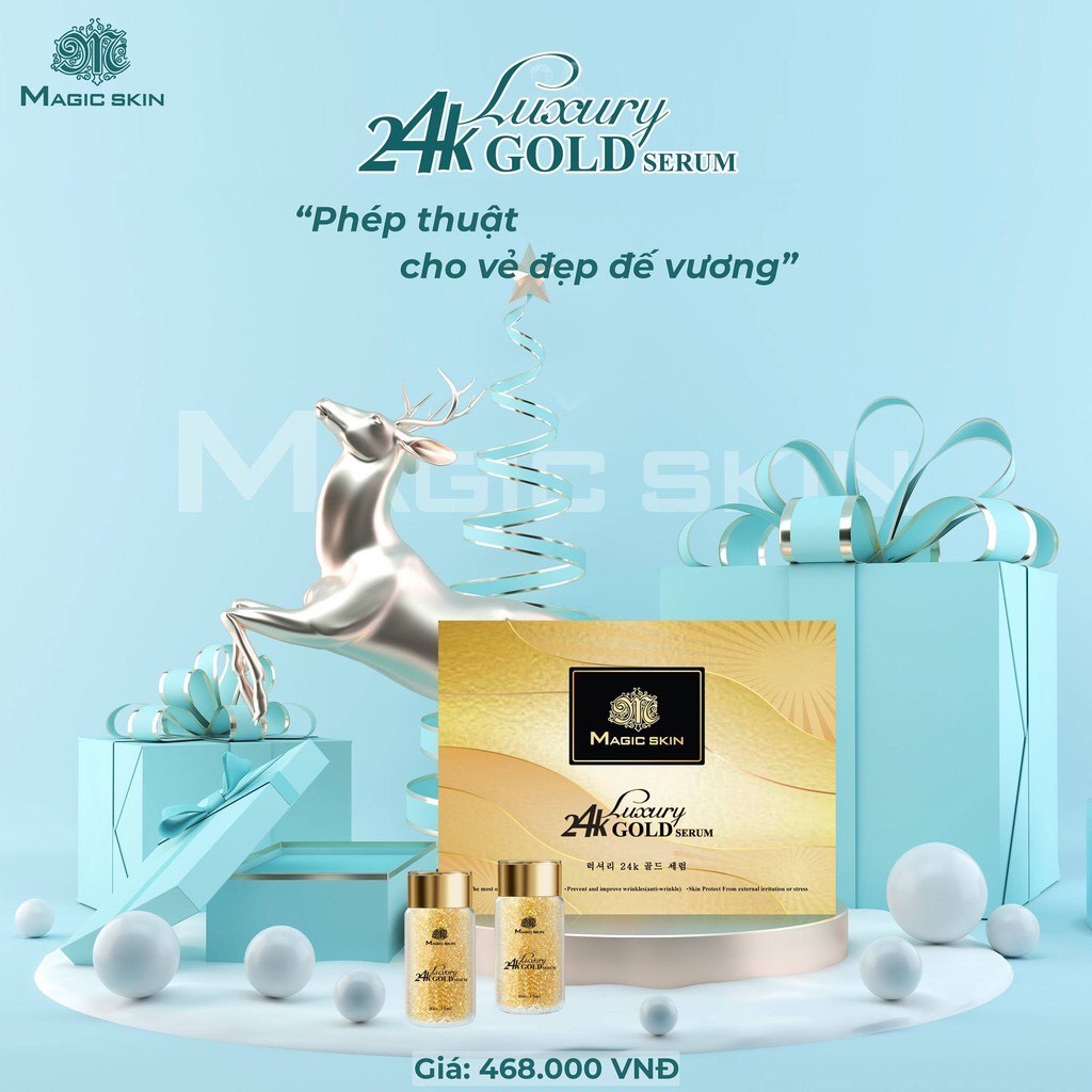 Serum face tế bào gốc vàng non 24k magic skin