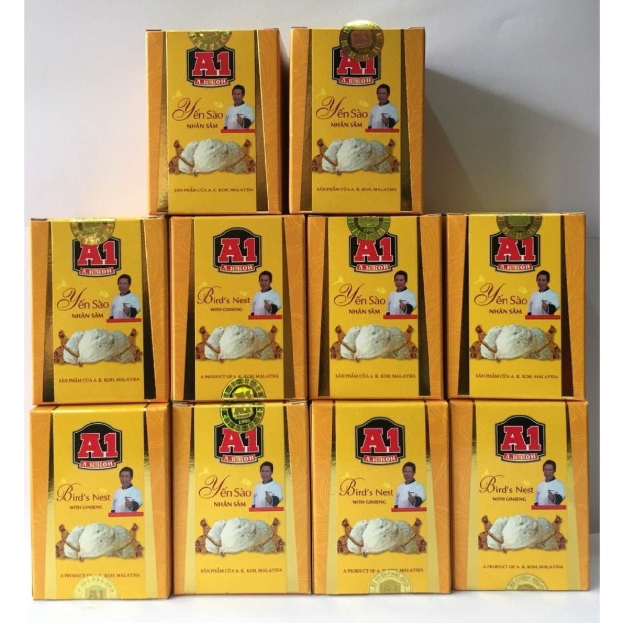 10 hũ nước yến nhân sâm a1pp nhân sâm ánh dương