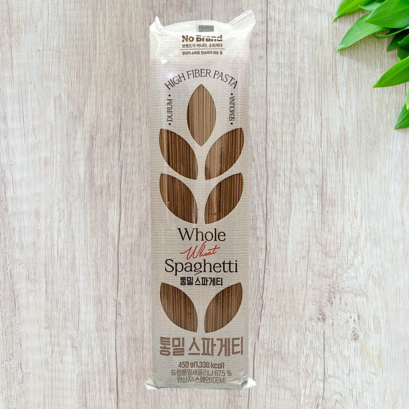 NO BRAND [gói 450g] MÌ Ý NGUYÊN CÁM TÂY BAN NHA Whole Wheat Spaghetti High Fiber Pasta