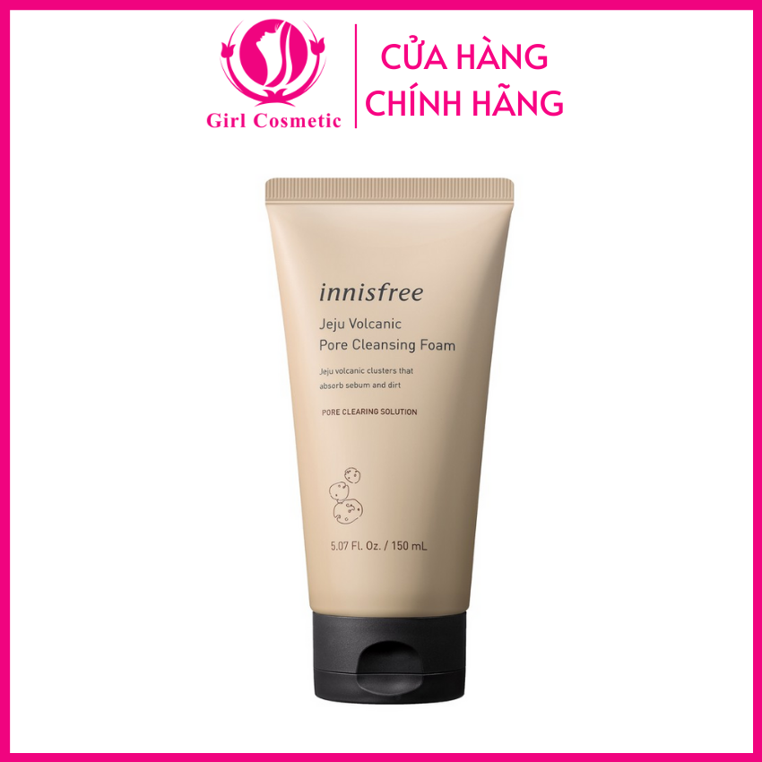 Sữa Rửa Mặt Tro Núi Lửa Innisfree Jeju Volcanic Pore Cleansing Foam Ex 150ml