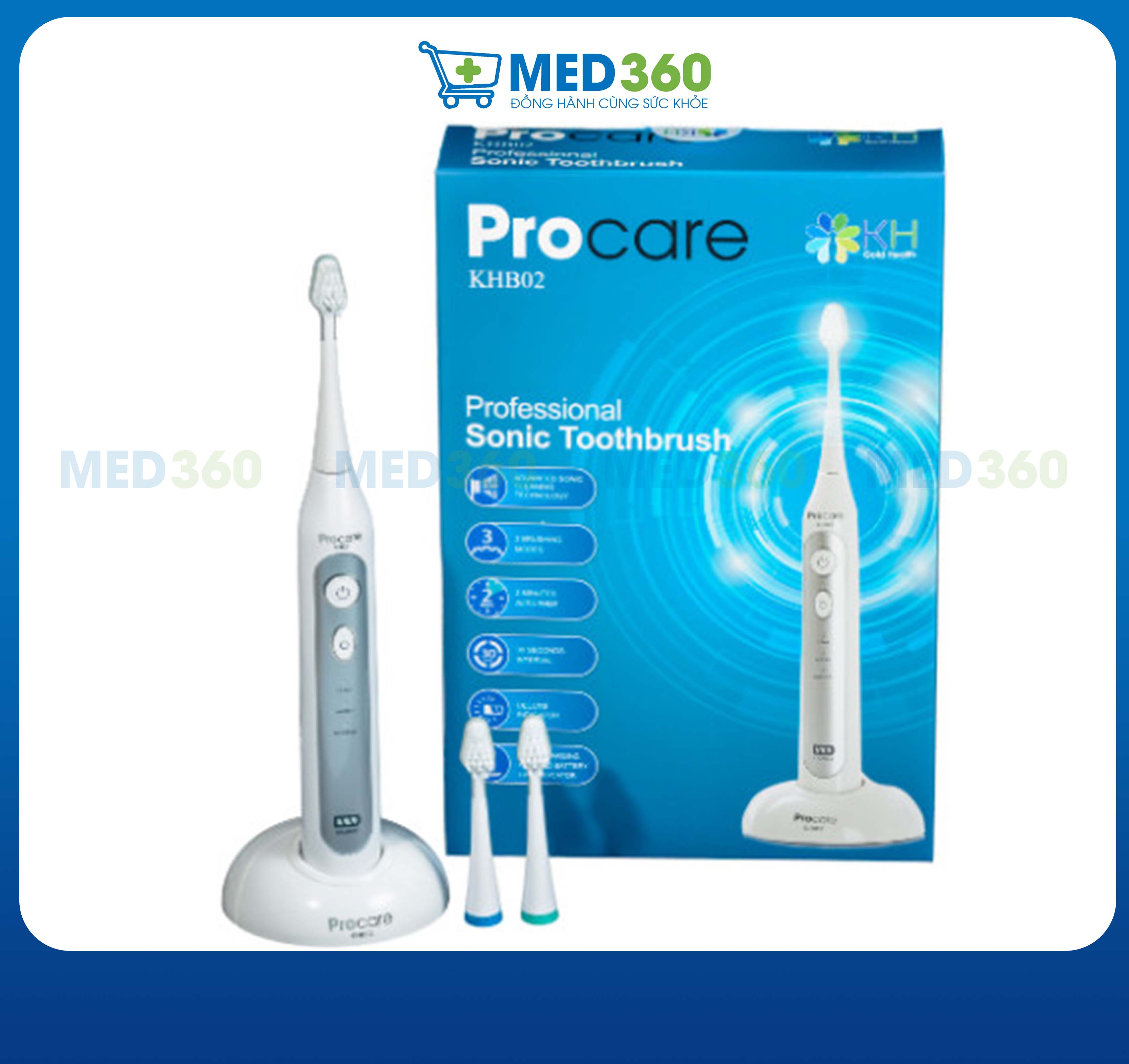 Bàn chải điện procare KHB02 dành cho người lớn