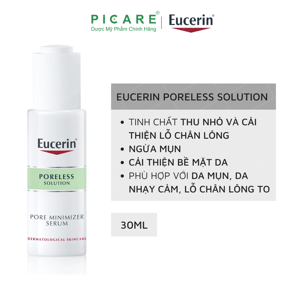 Tinh Chất Thu Nhỏ Lỗ Chân Lông Eucerin Poreless Solution Pore Minimizer Serum 30ml