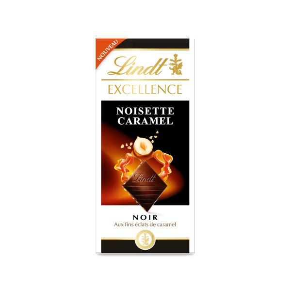 Socola đen lindt excellence nhân hạt phỉ caramel 100g
