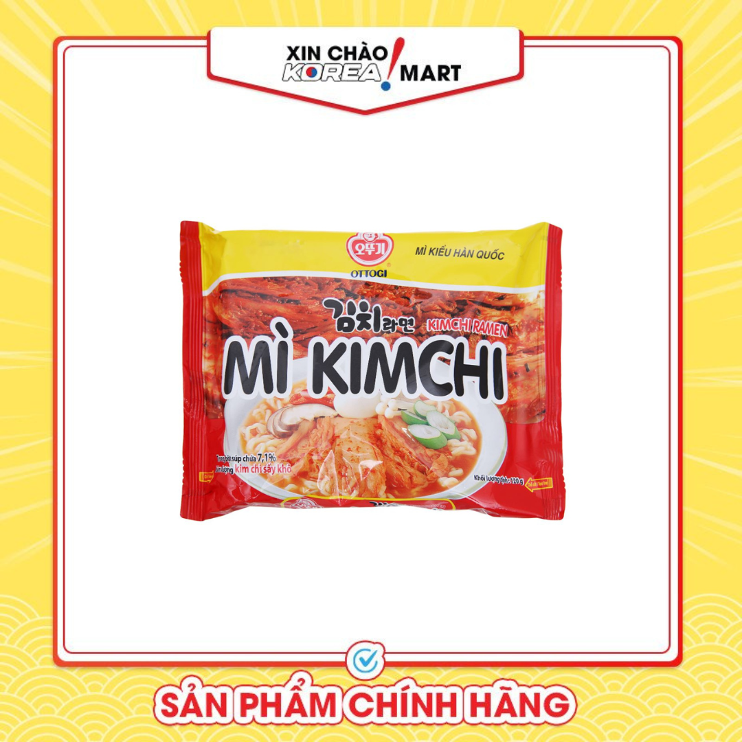 Mì kimchi 120g Xin chào Korea Mart