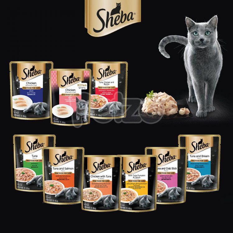 Pate sheba cao cấp cho mèo - nội địa thái lan 70g