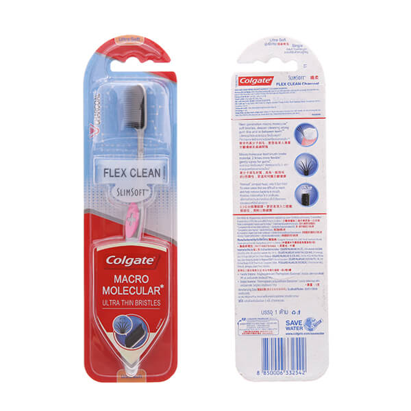 Combo 4 bàn chải đánh răng colgate slimsoft flex clean than đen