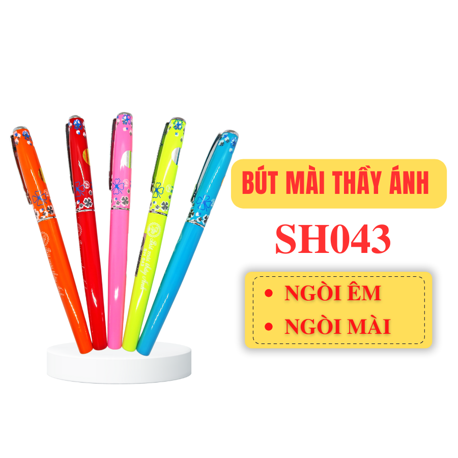 Bút mài thầy Ánh SH043 ngòi kim nét nhỏ luyện chữ thanh đậm cơ bản