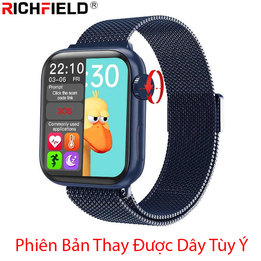 [HCM](SALE 50%) Đồng hồ thông minhSmart Watch Series 6 HW12 màn hình Tràn Viền hỗ trợ Nghe Gọi thay Hình Nền có Núm Xoay chống nước IP67 Miễn Phí Vận Chuyển Toàn Quốc