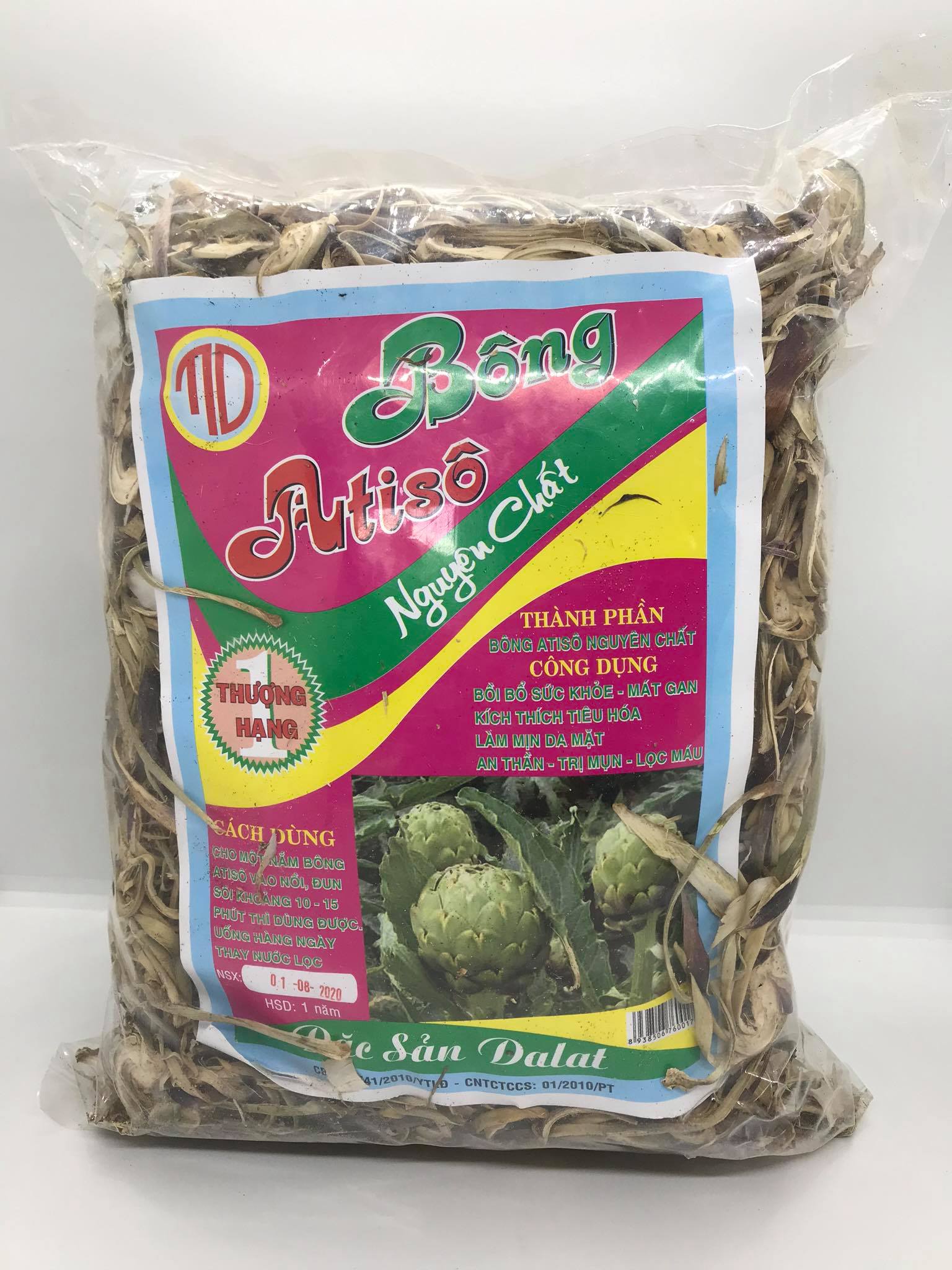 500g Bông Atiso khô Đà Lạt Loại 1 mát gan thanh nhiệt