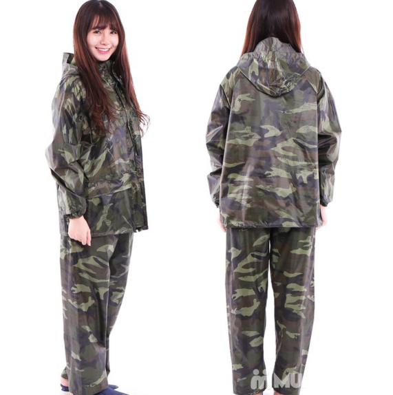 ÁO MƯA BỘ VẢI DÙ BỘ QUẦN ÁO MƯA CAO CẤP [  Áo mưa dù #Áo mưa đi xe máy  #Áo mưa 1 người ]