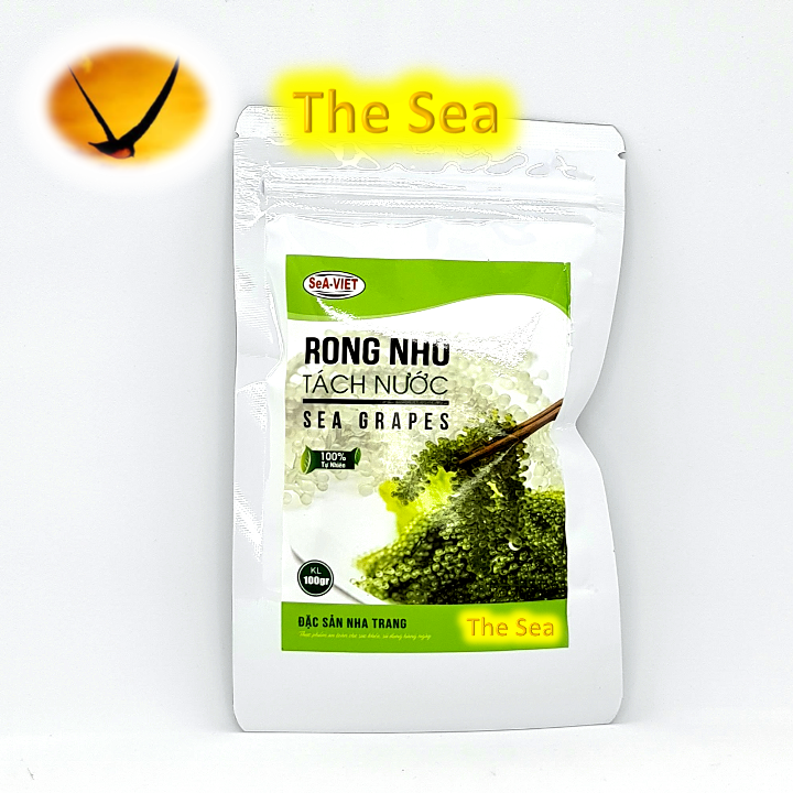 [HCM]Rong nho tách nước Sea Việt gói 100g - rong nho được sản xuất từ rong nho biển tươi ngon nhất