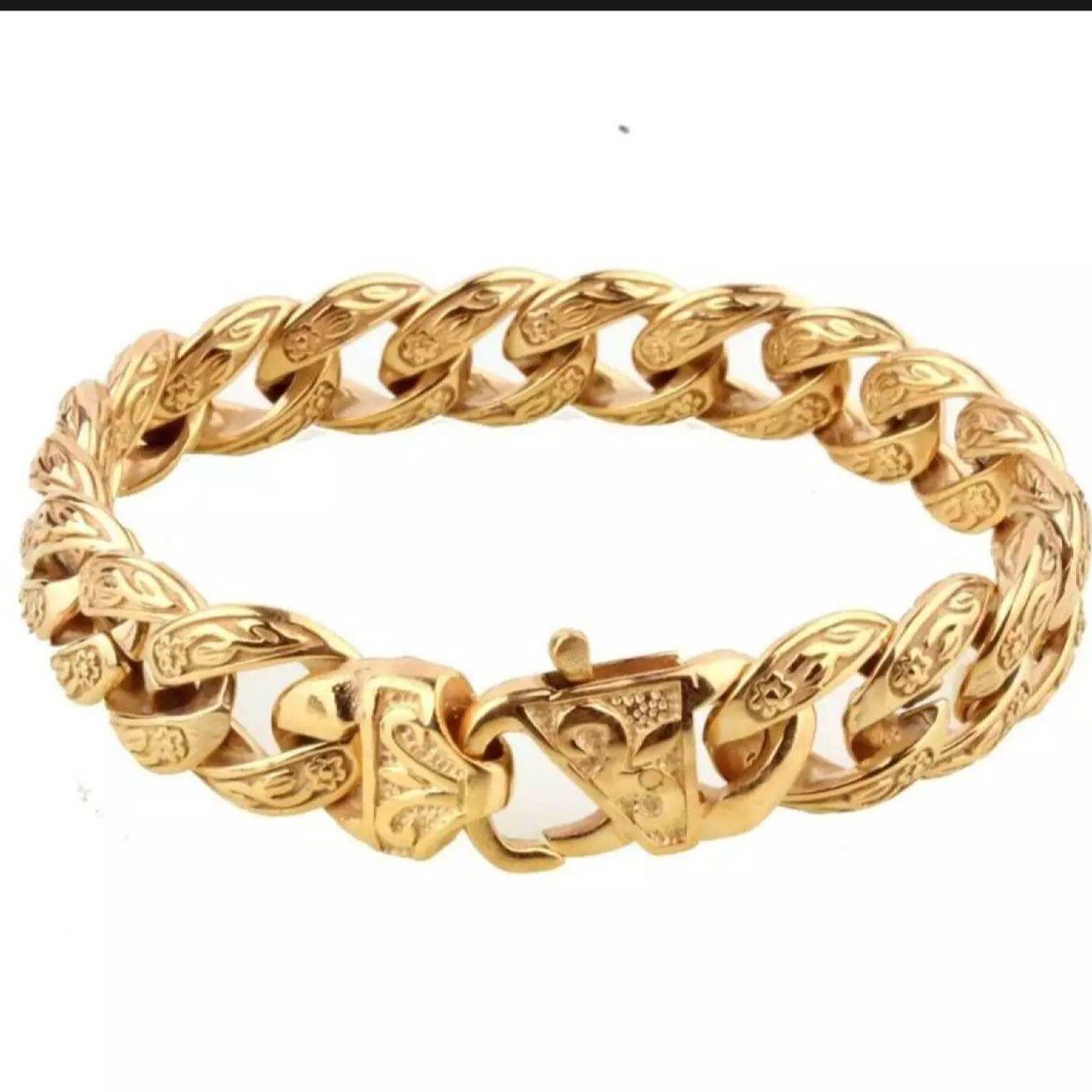 (Siêu phẩm Nam-Có ký hiệu) Lắc Tay Nam Đúc Khảm Cao Cấp Không Phai Màu- Dùng lâu dài tắm rửa thoải mái không đen rỉ