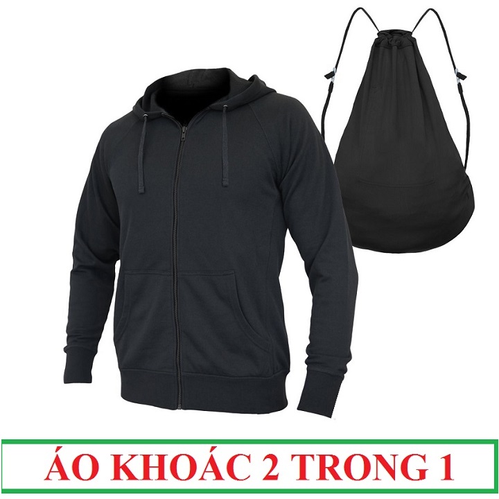 [HCM]ÁO KHOÁC NAM 2 TRONG 1