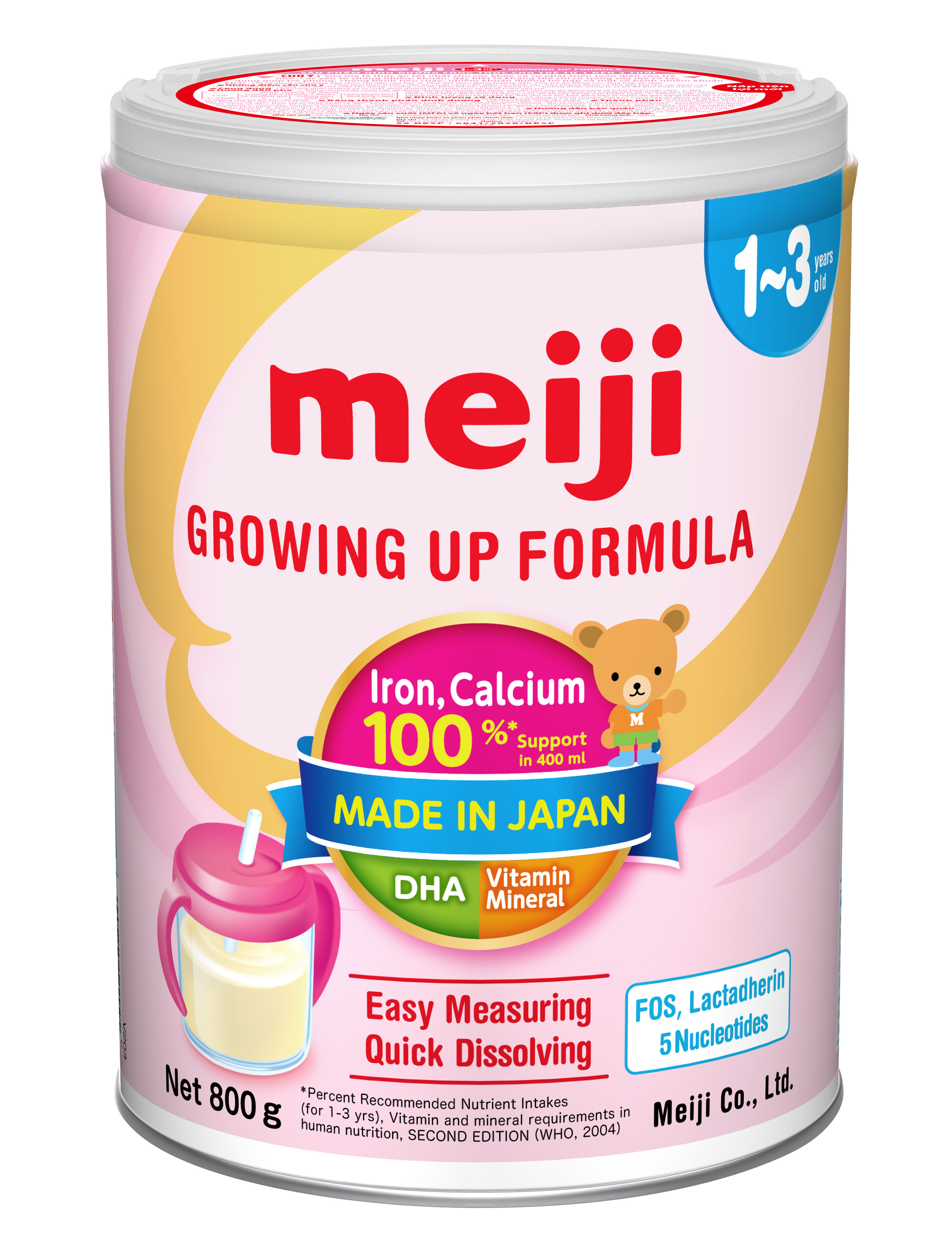 [HCM]Sữa Meiji nhập khẩu từ 1 đến 3 tuổi lon 800g ( mẫu mới )