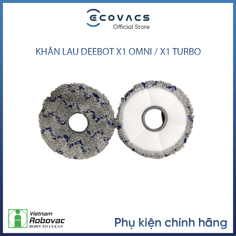 Khăn lau dành cho Robot hút bụi lau nhà Ecovacs Deebot X1 Omni/ X1 Turbo NĐ