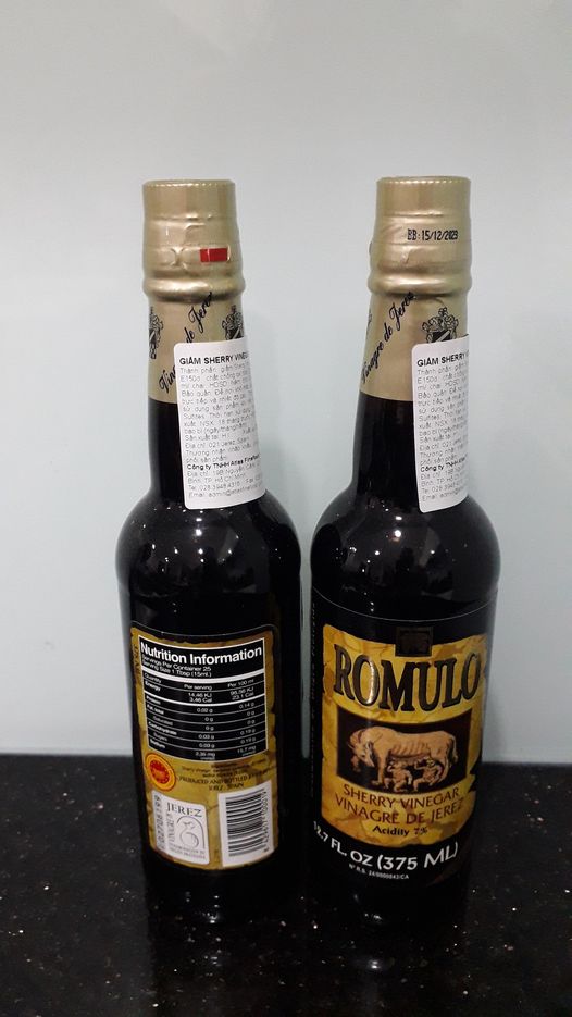 Dấm sherry vinegar 375ml