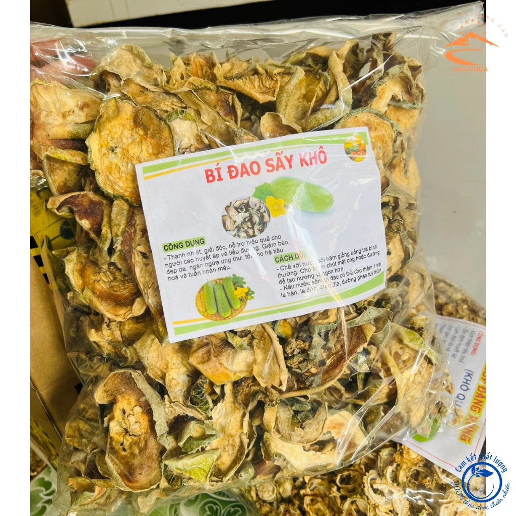 Trà bí đao khô, sấy lạnh gói 1kg loại 1 - Thượng hạng, thái lát hoàn toàn thiên nhiên, Trà cốt bí đao giảm cân