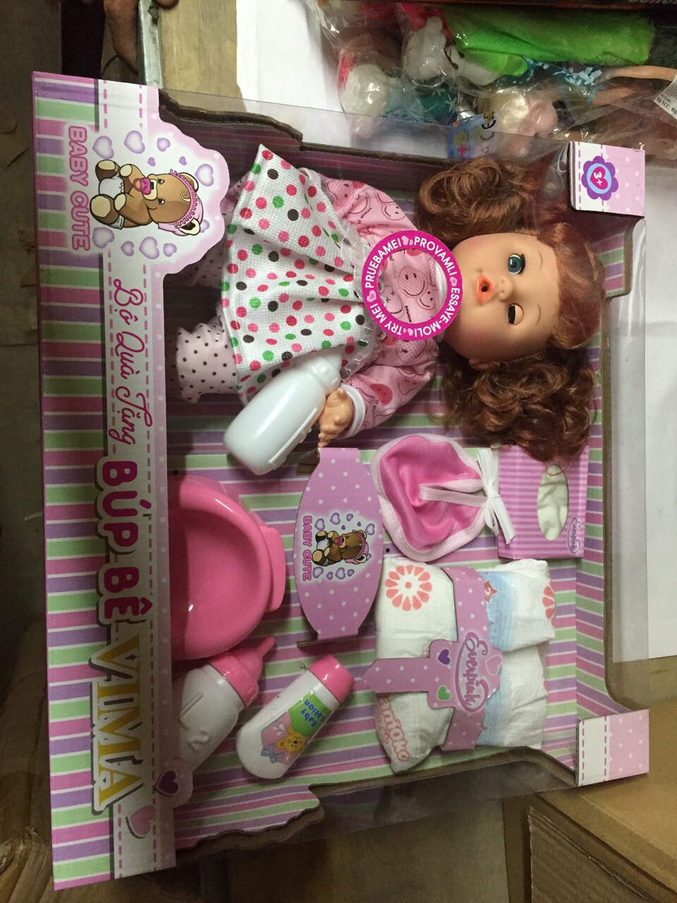 Đồ chơi búp bê Vima xinh xắn trọn bộ, đồ chơi búp bê, đồ chơi, bộ đồ chơi búp bê