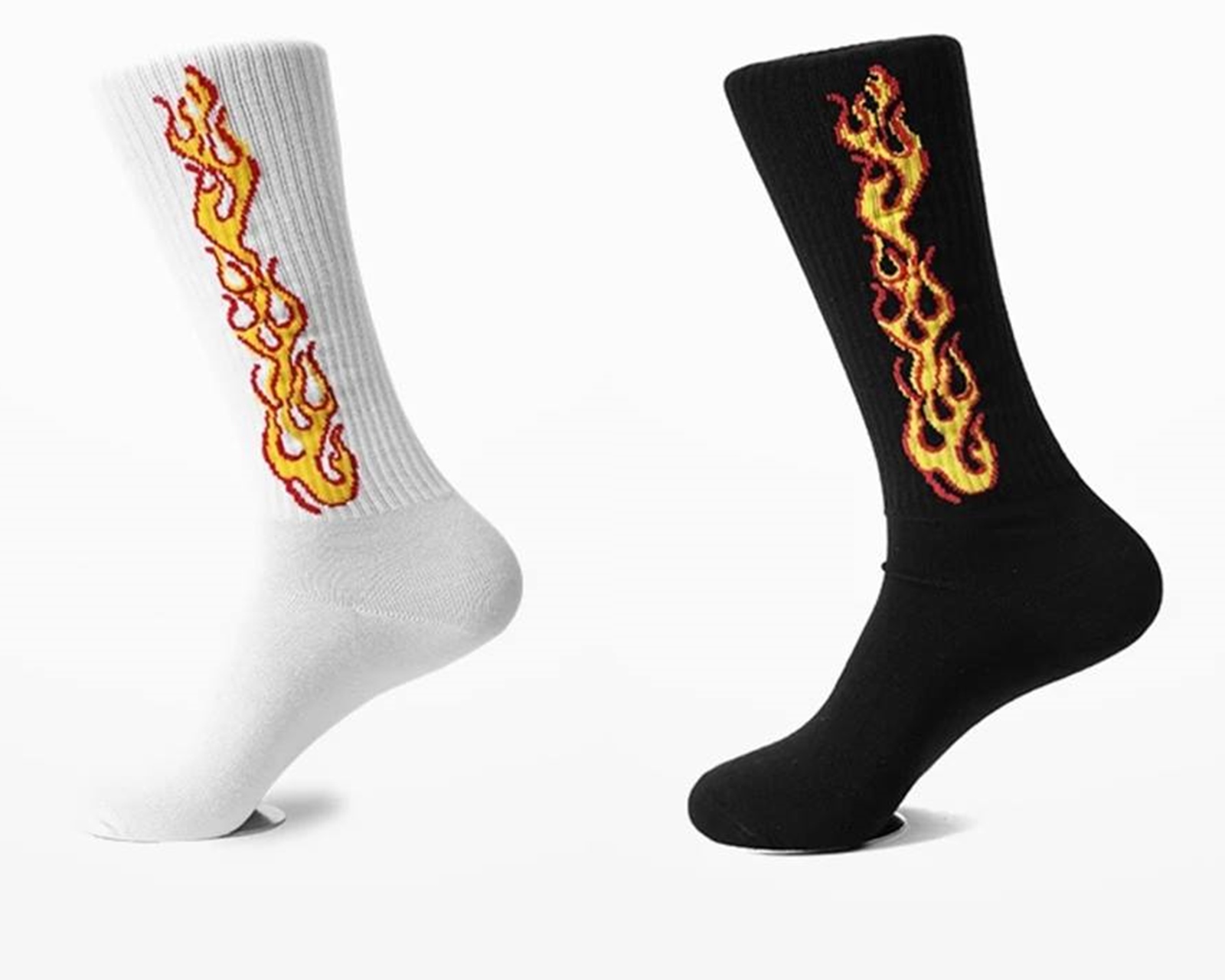 Vớ tất cổ cao ngọn lửa unisex