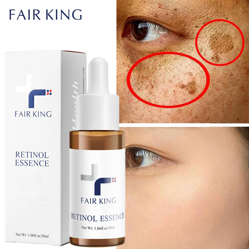 FAIR KING Retinol Serum Chứa Retinol Collagen Chống Lão Hóa Xóa Đốm Nâu Nếp Nhăn Dưỡng Ẩm Sâu Làm Trắng Và Săn Chắc Da Dưỡng Chất Giúp Giảm Thâm Nám, Nếp Nhăn Và Làm Đều Màu Da 30ml