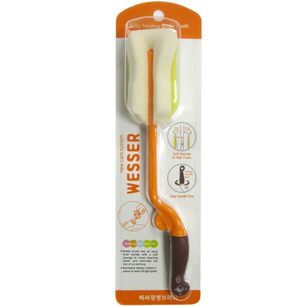 Dụng cụ vệ sinh cọ rửa bình sữa 360 độ wesser nam1