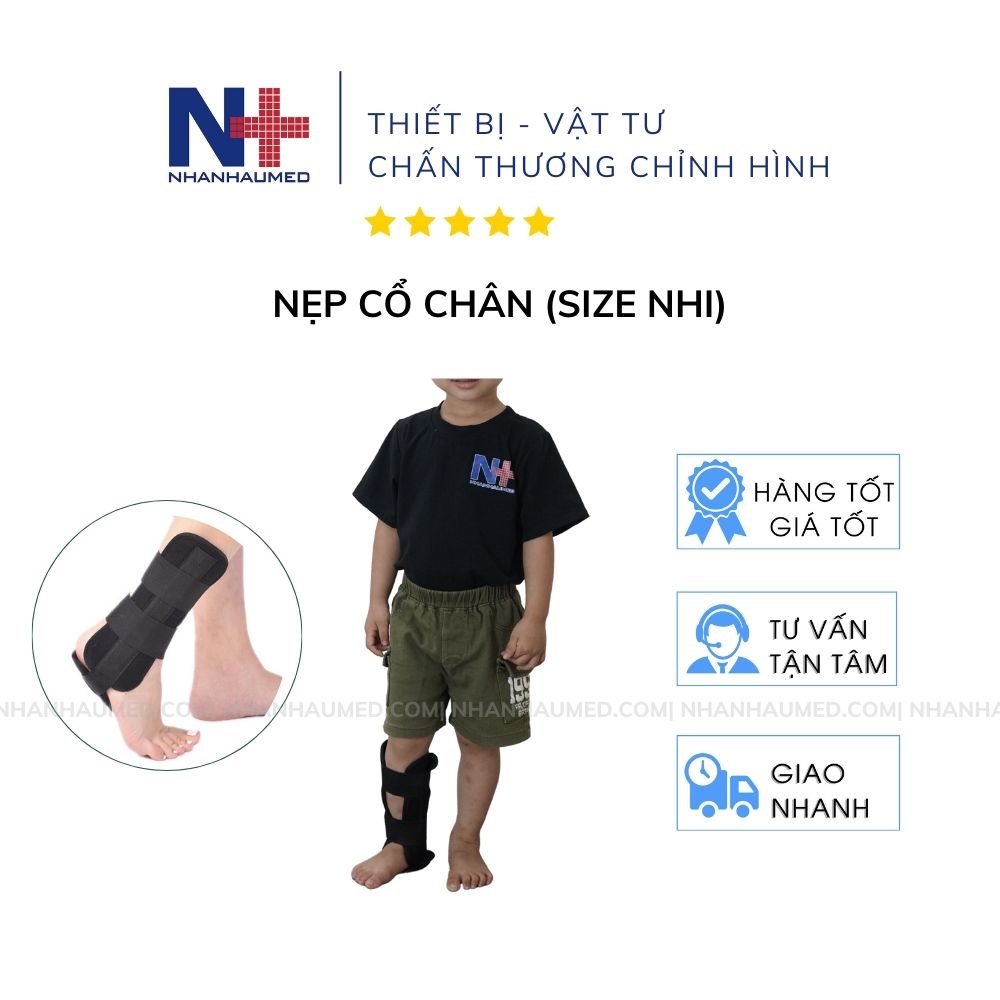 Nẹp cổ chân size nhi dành cho bé - nẹp giúp cố định cổ chân, mắt cá chân dành cho bé
