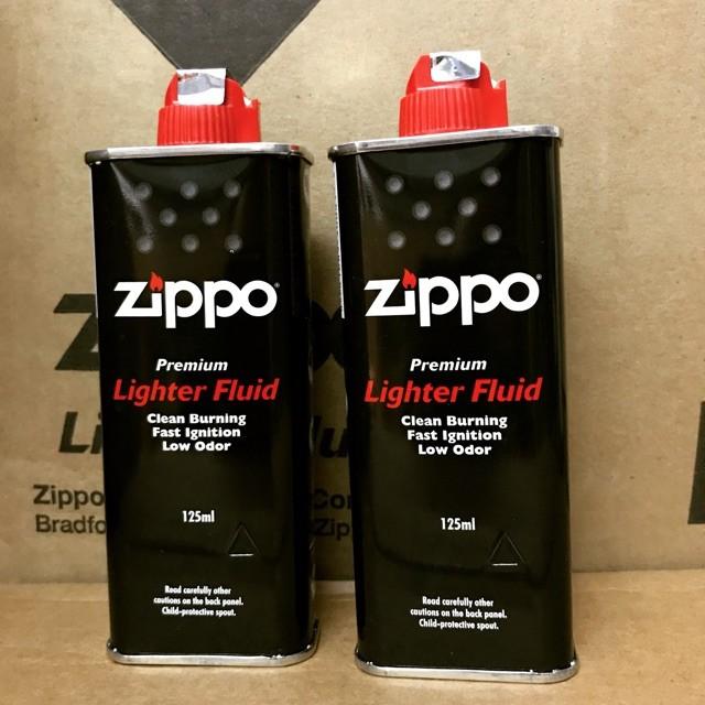 Xăng ZIPPO, Phụ Kiện Cho Zippo (CÓ TEM ĐỎ ) 125ML